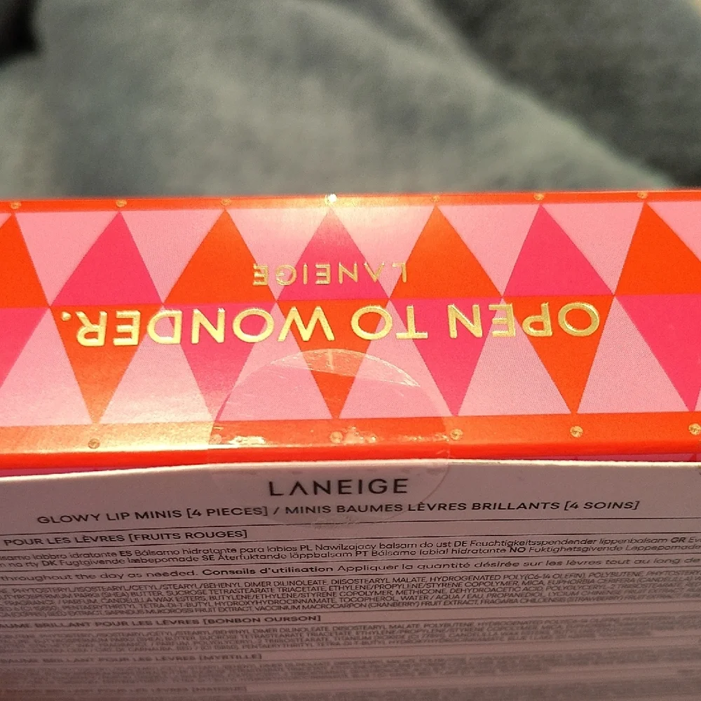 LANEIGE Glowy Lip Minis - Berry, Blueberry, Mango, Gummy Bear - Picture 6 of 6